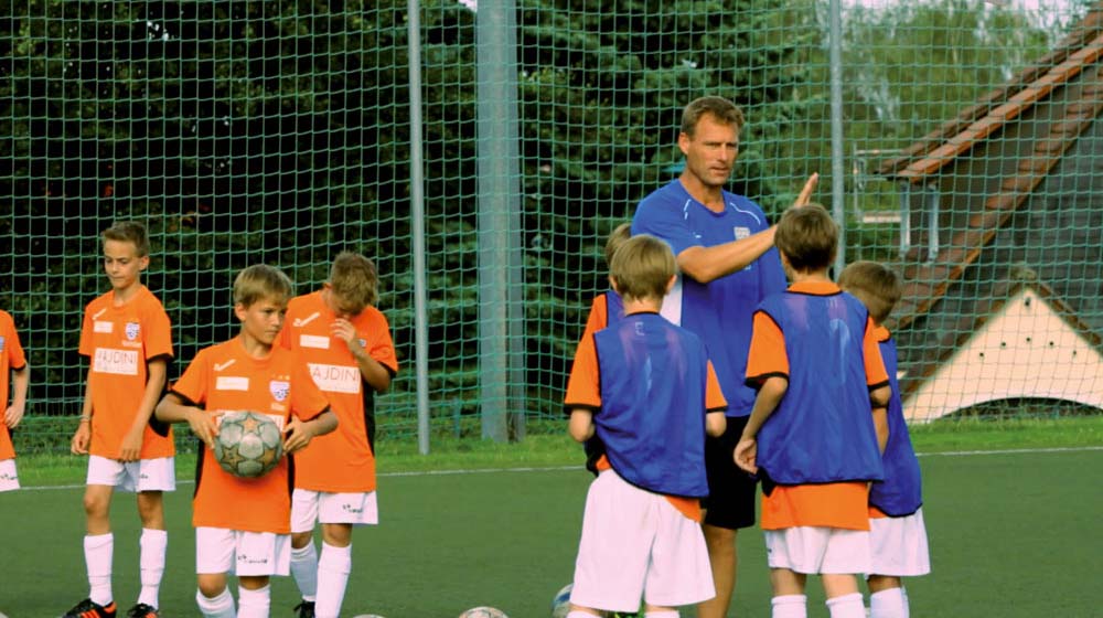 Young Players at Ingo Anderbruegges Soccer Academy